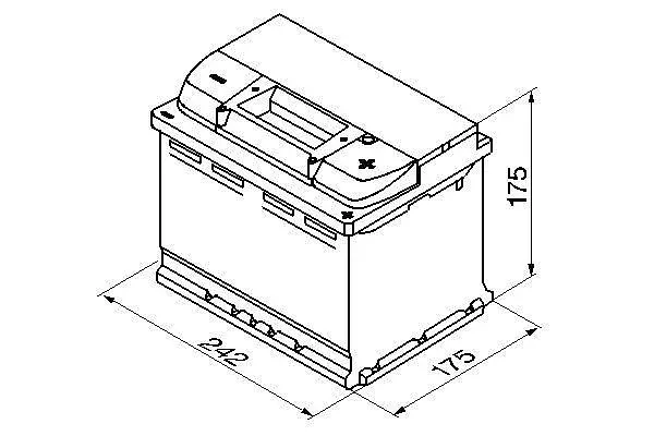 Акумулятор Bosch S5 Silver Plus 61Ah EN 600A (0 092 S50 040) - фото 5