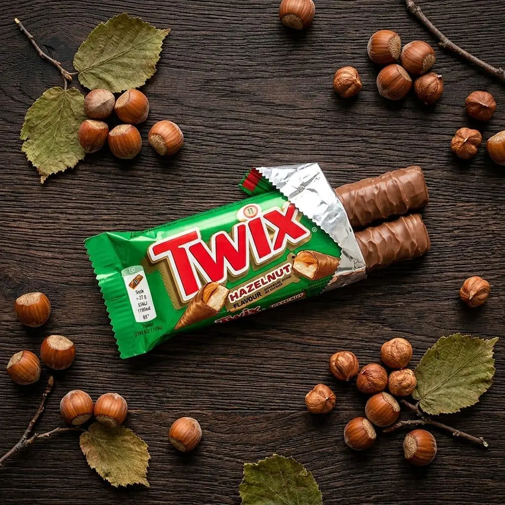 Шоколадний батончик Twix Hazelnut Flavour 46 г - фото 2