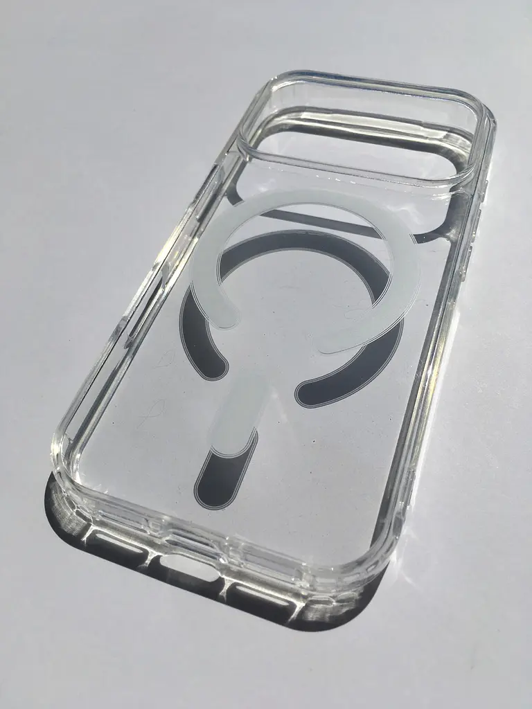 Протиударний чохол для Apple iPhone 17 Pro Clear Case Ultra Hybrid MagSafe Прозорий з магнітом - фото 7