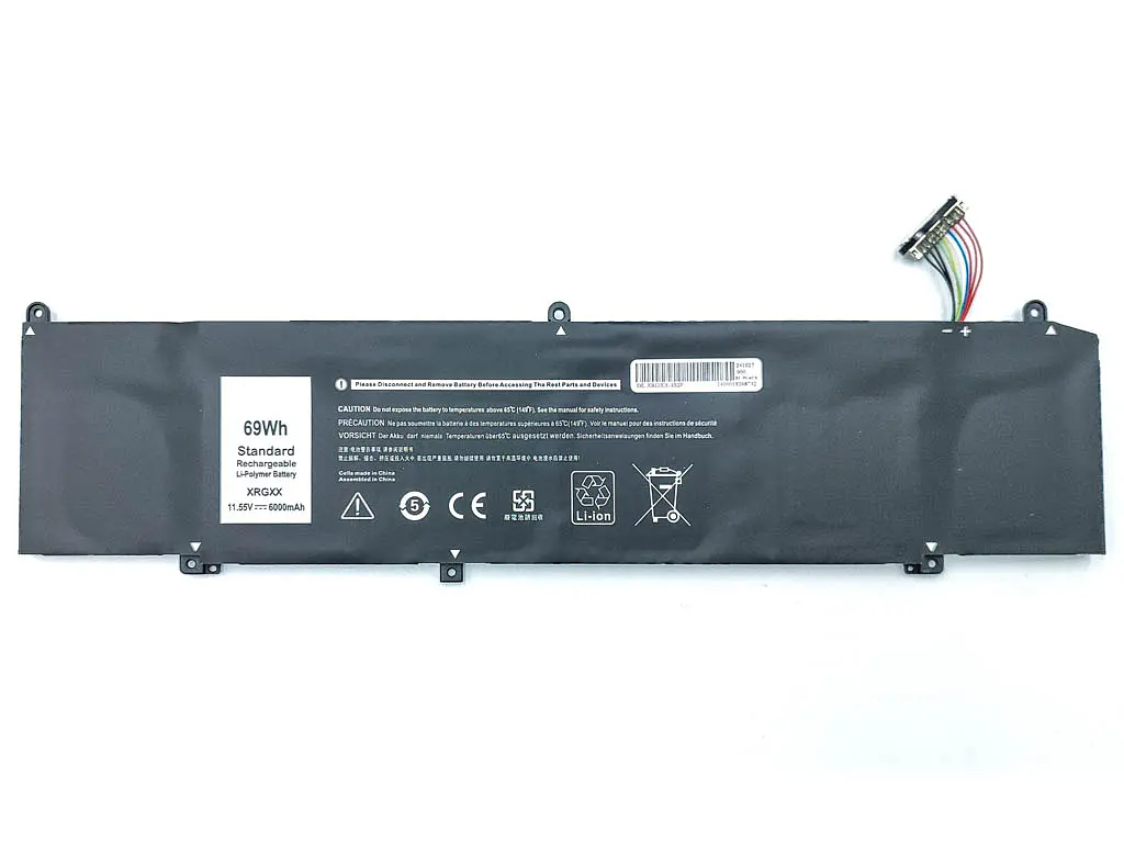 Акумулятор XRGXX для Dell Alienware M15 M17 R1 G5 5590 G7 7590 (11.55V 6000 mAh 69Wh) - фото 2