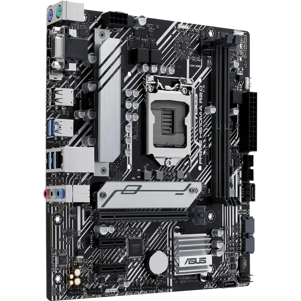 Материнська плата Asus Prime H510M-A R2.0 s1200 H470 2xDDR4 M.2 HDMI DP mATX - фото 3