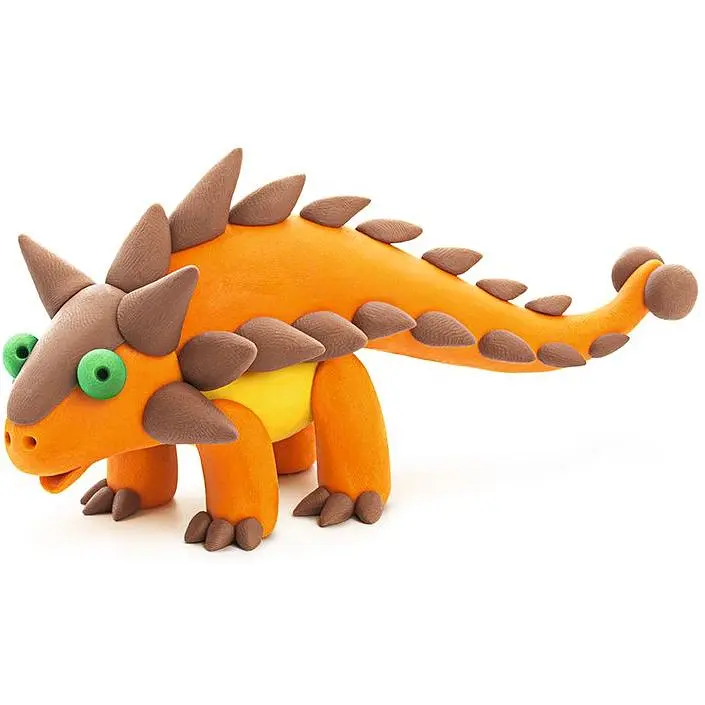 Набір пластиліну, що самостійно твердіє, Ліпака Анкілозавр (30076-UA01) - фото 3