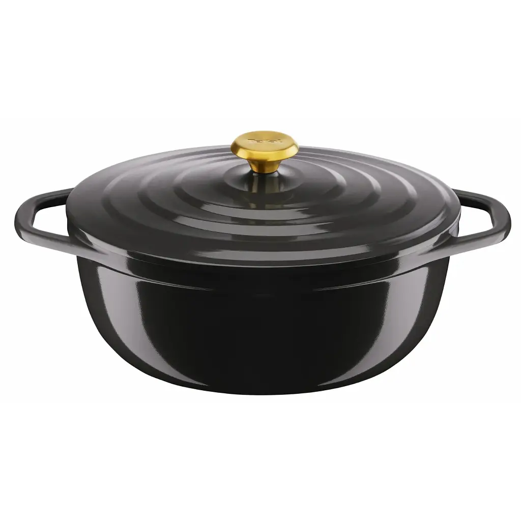 Каструля Tefal Air з кришкою 5.7л чорний (E2558904)