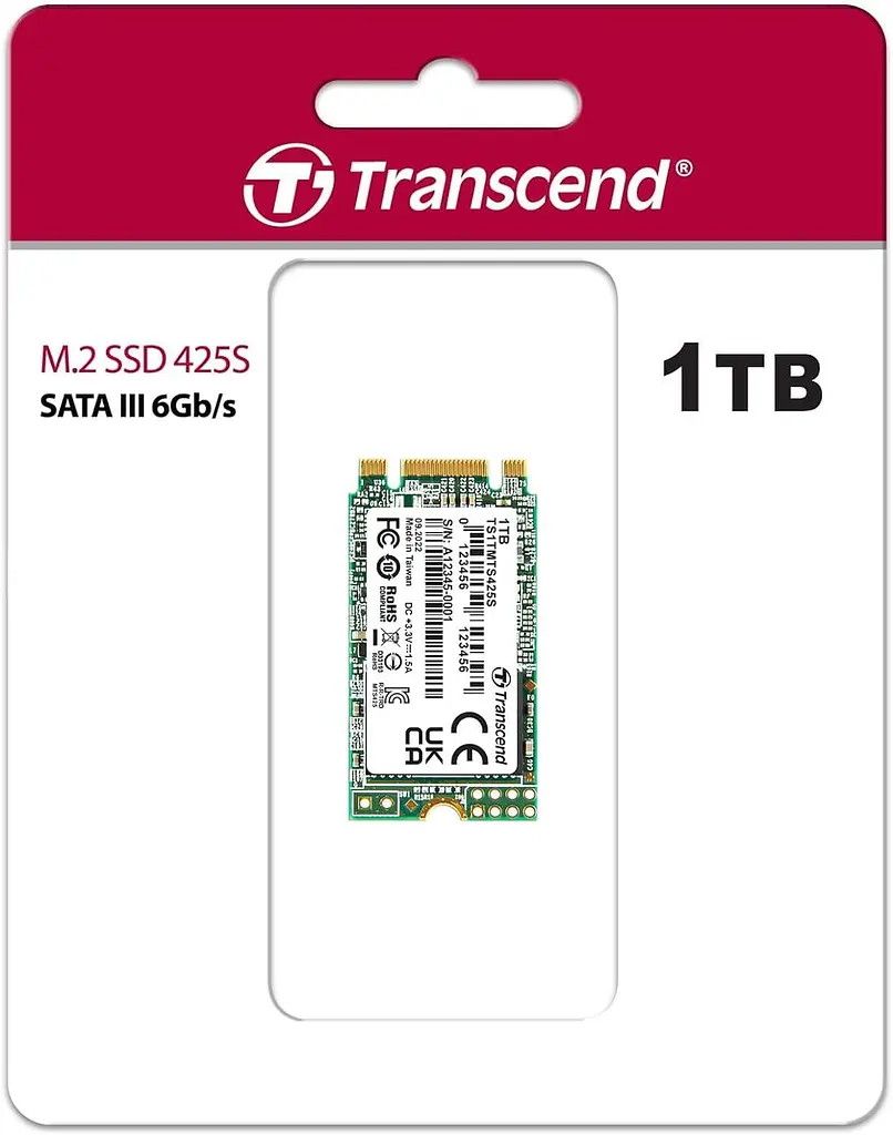 Накопичувач SSD Transcend m.2 NVMe 1TB TS1TMTS425S (FFMSTR02136) - фото 2