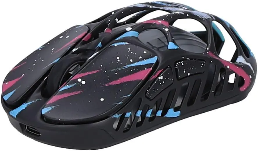 Мышь GravaStar Mercury X Pro 8K BT/WL/USB-A RGB Neon Graffiti (GS_X_PRO_CG_BLK) - фото 2