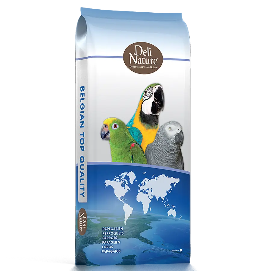 Корм для всіх видів папуг Deli Nature 24 Caatinga Делі Натюр повнораціонний 15 кг.