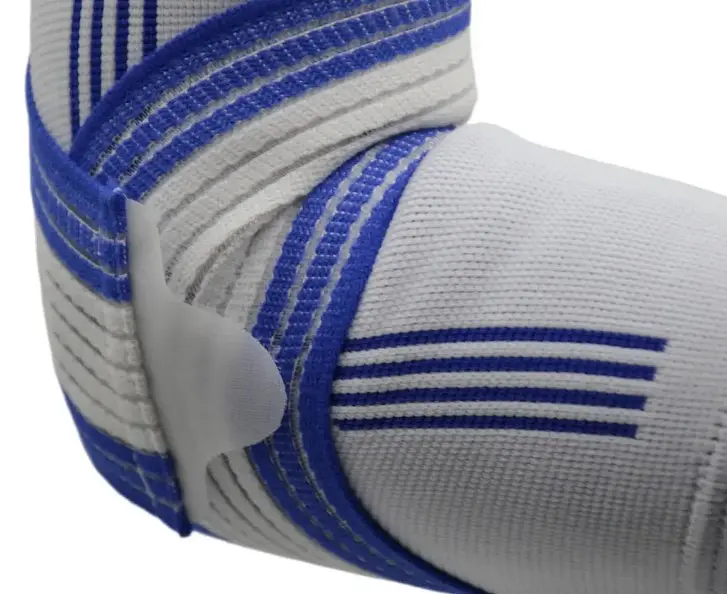 Налокітник Power System PS-6007 Elbow Support Pro White/Blue (1 шт) L/XL (PS-6007_L/XL_White-Blue) - фото 4