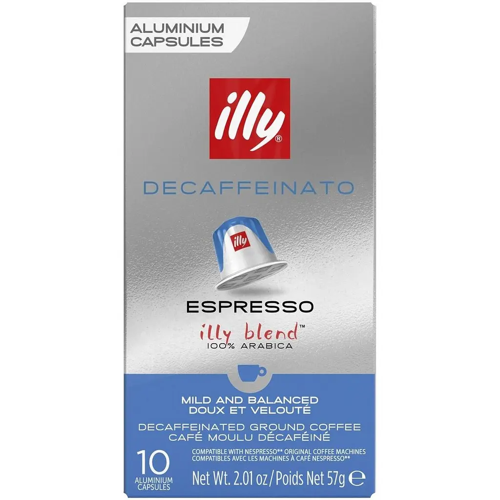 Набор кофе в капсулах ILLY Espresso Decaffeinato 100 капсул (10 п. х 10 шт.) - фото 2
