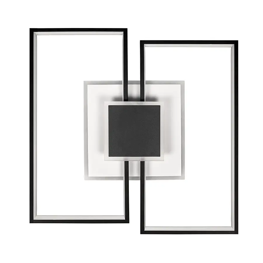 Люстра стельова LED Levistella 7871027, 74W, біло-чорна, з пультом, сучасний стиль для дому - фото 5