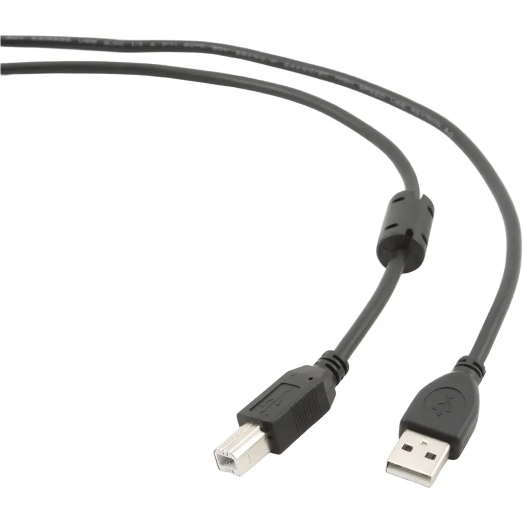 Кабель Cablexpert USB 2.0 AM/BM 3m Black (CCFB-USB2-AMBM-3M) [119098] - фото 2