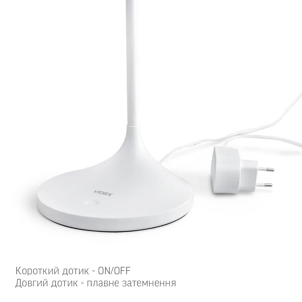 Настольная лампа Videx LED VL-TF14W 20W 4100K белая (VL-TF14W) - фото 4