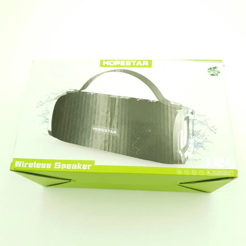 Бездротова акумуляторна колонка Bluetooth акустика FM MP3 AUX USB Hopestar H24 камуфляжна - фото 8