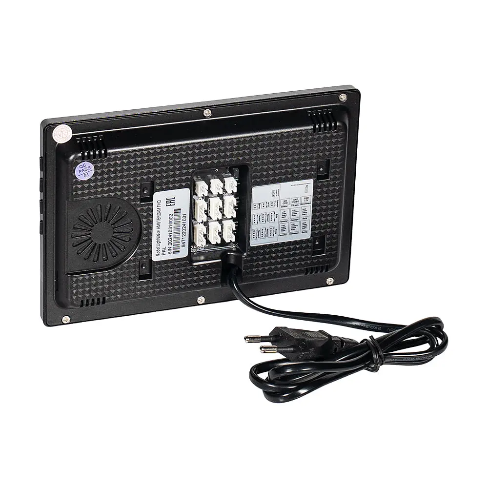 Відеодомофон 7" Light Vision AMSTERDAM FHD Black (82-00205) - фото 8