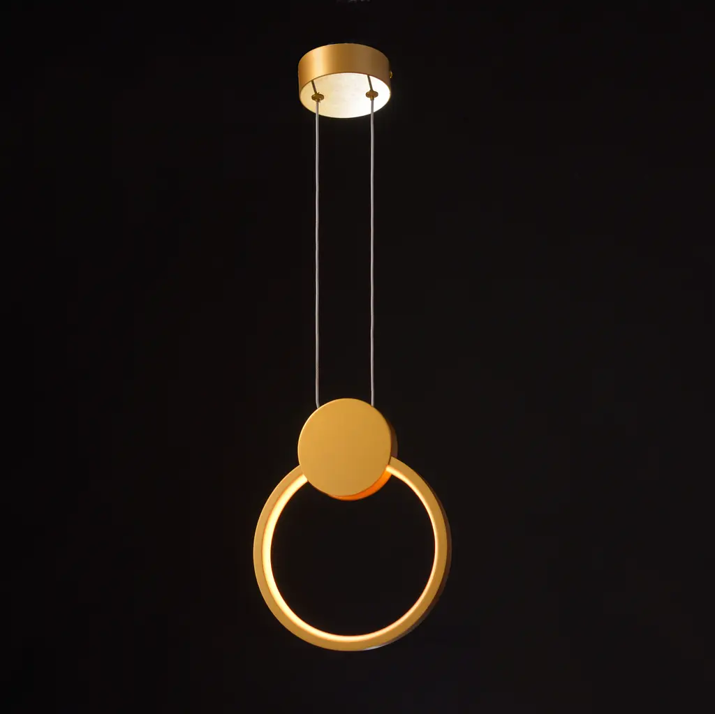 Люстра подвесная Brille в спальню LED 10W NW G (BL-718S/1) - фото 6