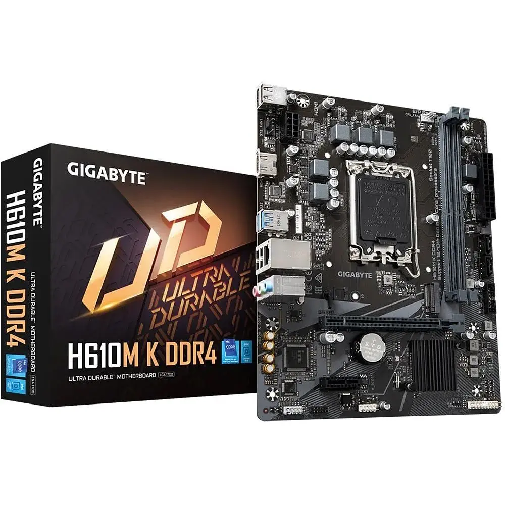 Материнська плата Gigabyte H610M K DDR4 s1700 H610 2xDDR4 M.2 HDMI mATX - фото 5