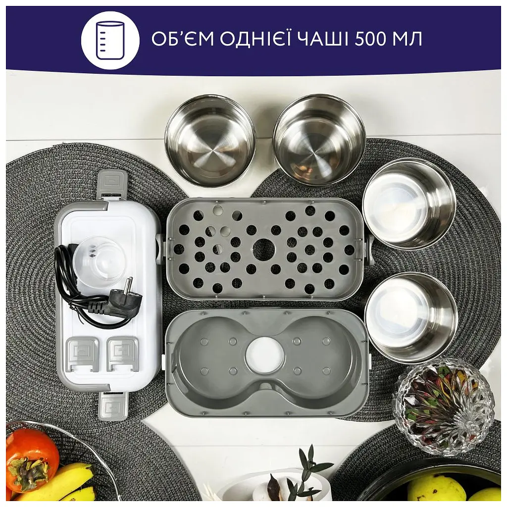 Ланч-бокс Neor для підігріву та приготування їжі 2 л (2L2 WT) - фото 5