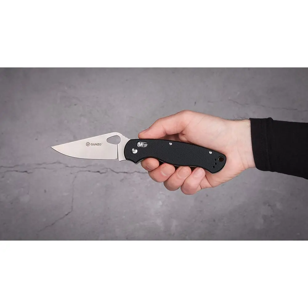 Нож складной Ganzo G729-BK черный - фото 8