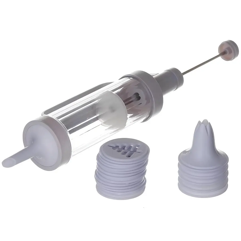 Шприц для печива та насадки для декорування Cookie Press and Cake Decorator Set