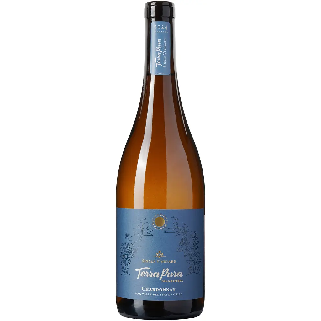 Вино Terra Pura Chardonnay Single Vineyard біле сухе 0.75 л