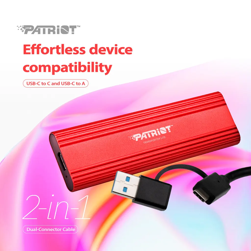 Накопичувач SSD USB-C 512GB Patriot (PTPL512GPEC) - фото 8