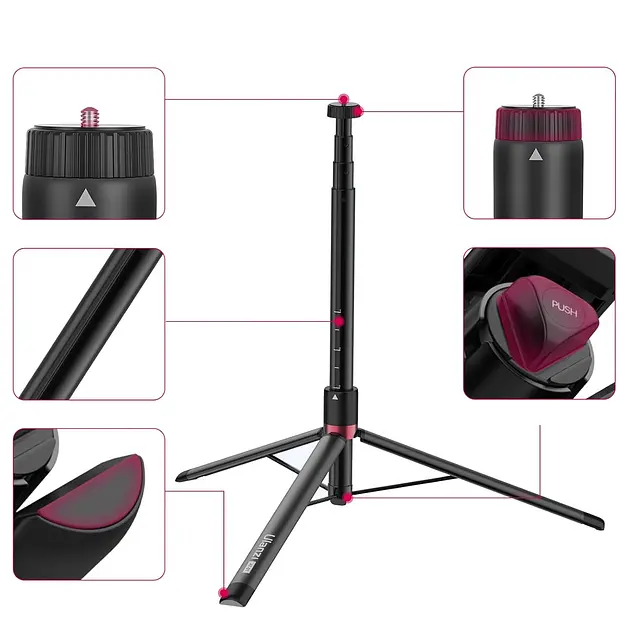 Штатив Ulanzi AT-01 Offset Tripod UV-T052 Black - фото 3