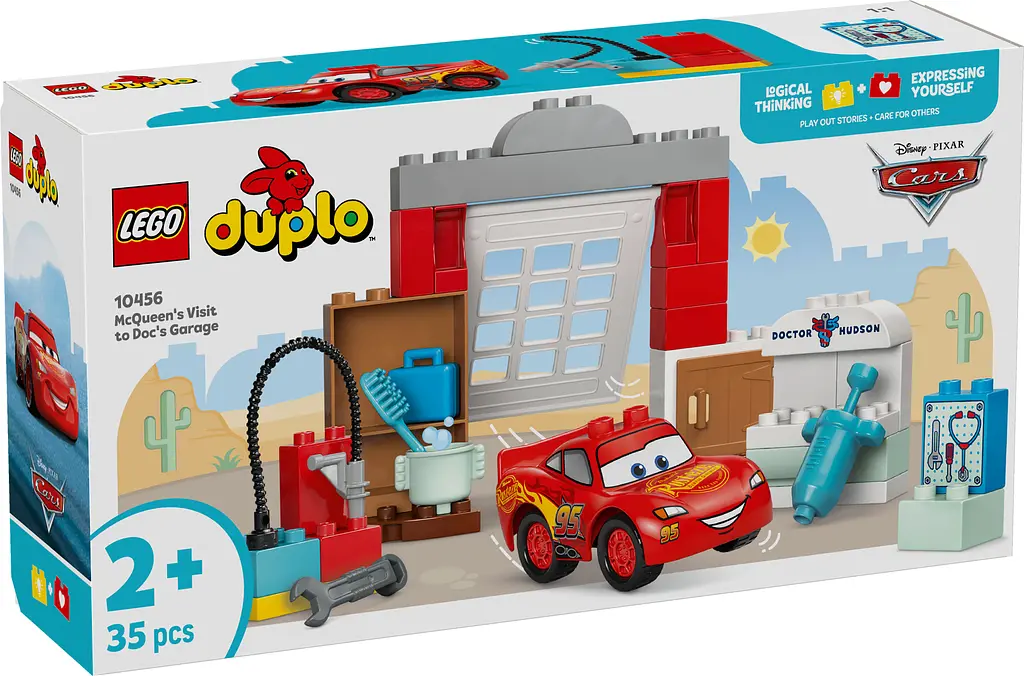 Конструктор LEGO DUPLO Disney Візит МакКвіна в гараж Дока 35 деталей (10456) - фото 3
