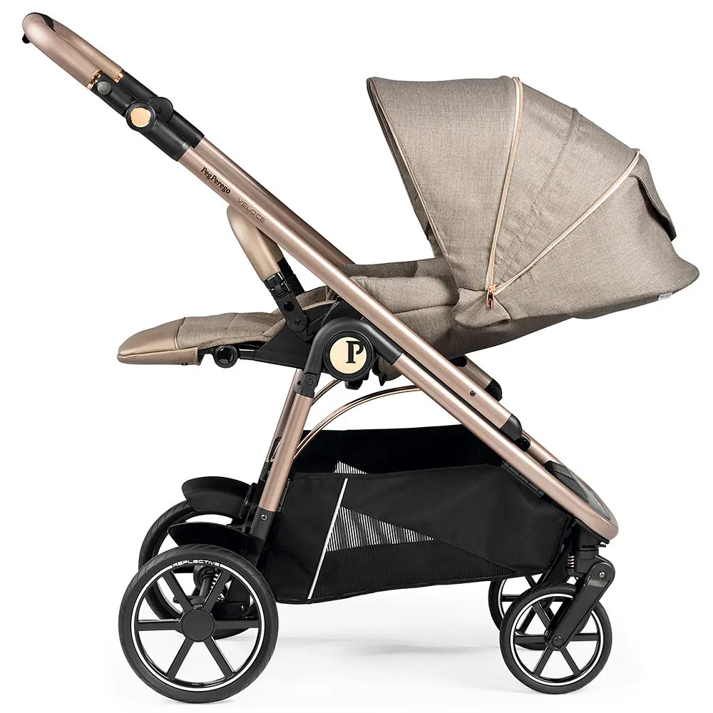 Коляска Peg-Perego Veloce 500 Lounge 3 в 1 з автокріслом (PACK-VEL31LG000003) - фото 3