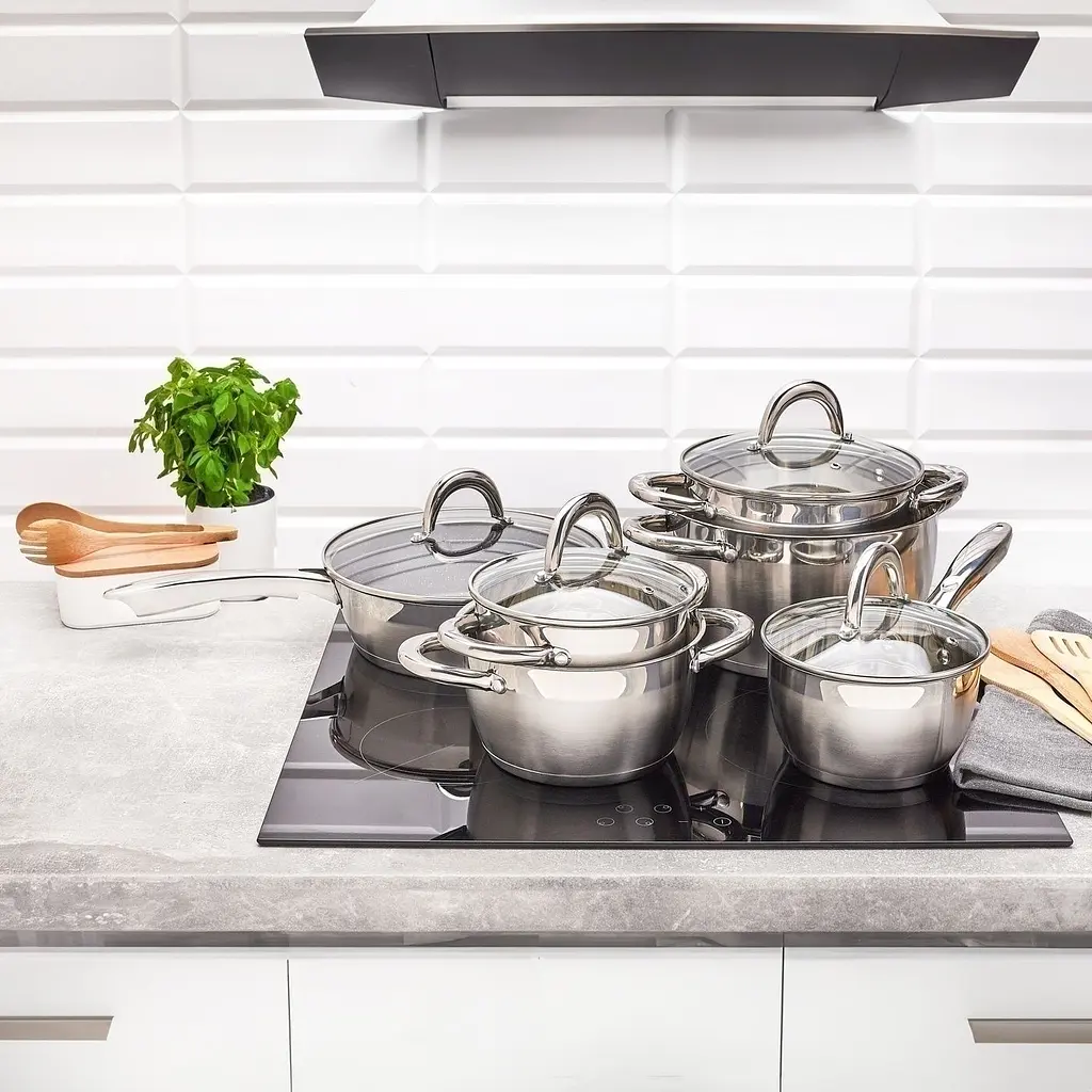 Набір посуду Starke Pro Sante LKA-194HMYIO-8PCS-BLACK 8 предметів (LK240506) - фото 10