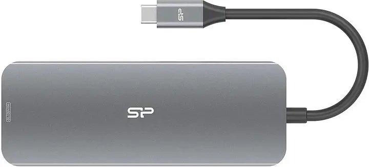 Док-станція - хаб Usb-C Silicon Power 8-in-1 SR30 Docking Station - фото 2
