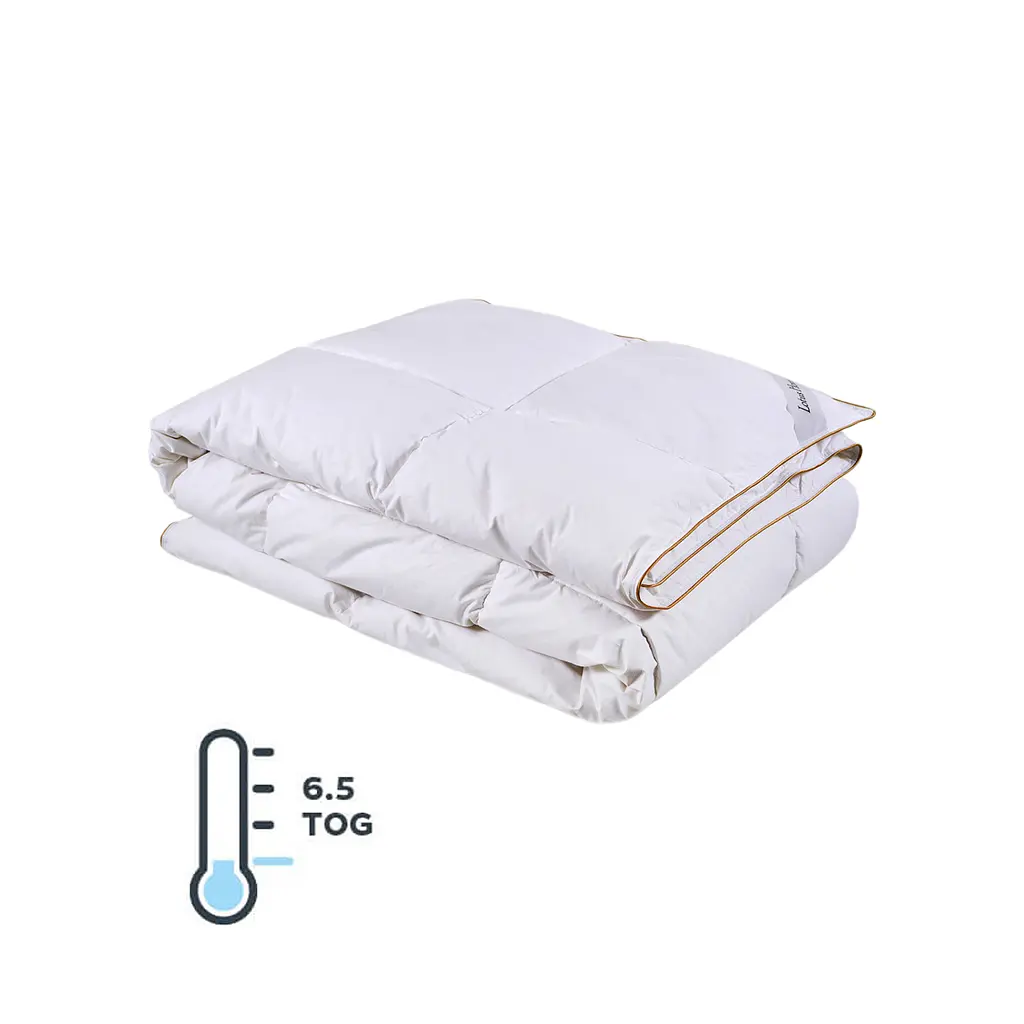 Одеяло Lotus Home - Goose 90% Light 6,5 tog пуховое 195x215 евро - фото 2