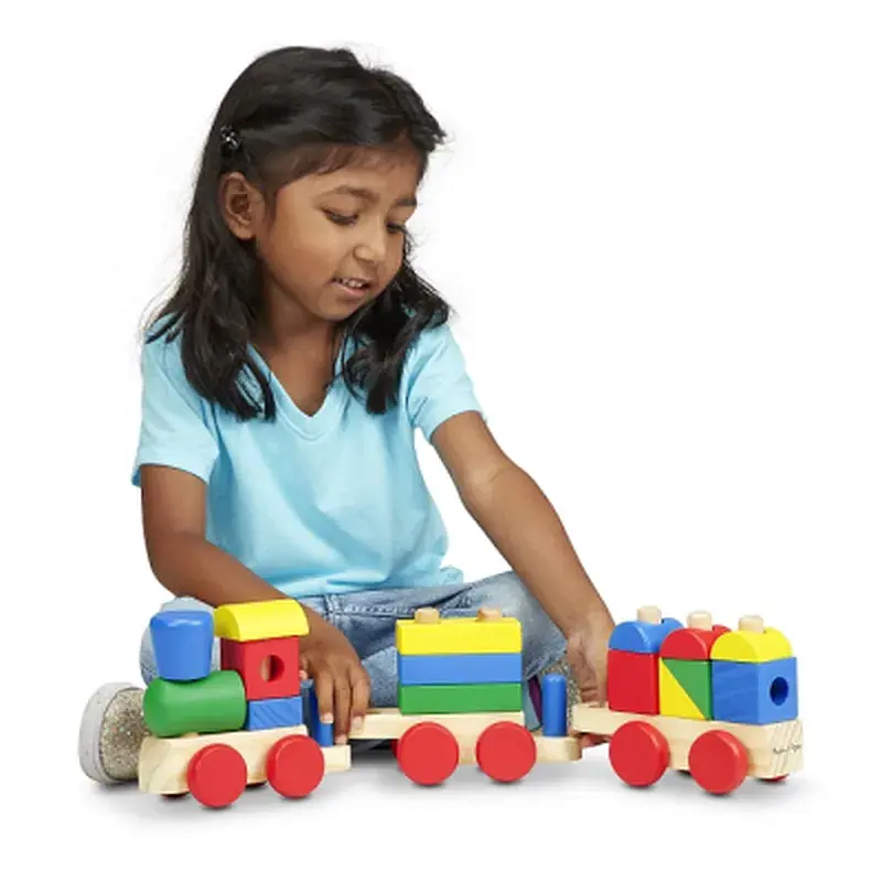 Розвиваюча іграшка Melissa&Doug Поезд из кубиков (MD572) - фото 3