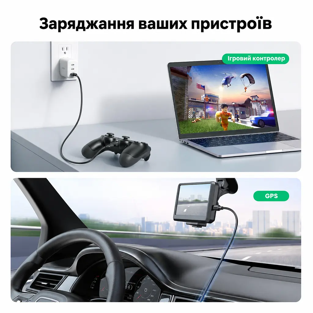 Кабель UGREEN US132 USB-A - Mini-USB 2.0 1 м чорний (10355) - фото 8