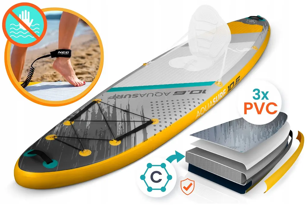 Надувна SUP дошка Neo-Sport Aquasurf 320 см (170205) - фото 3