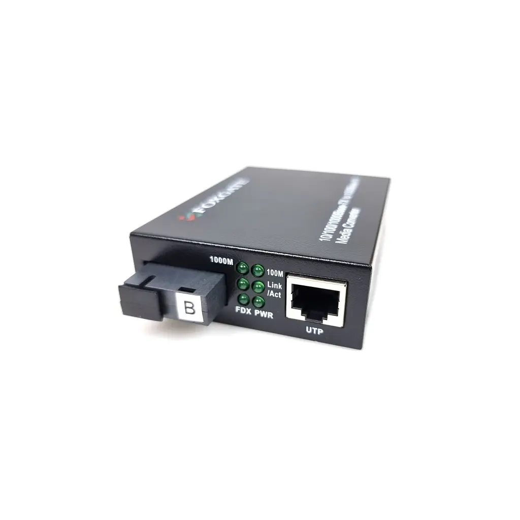 Медіаконвертер EC-Q-1G-1SM-1550nm-20-LFP FoxGate - фото 3
