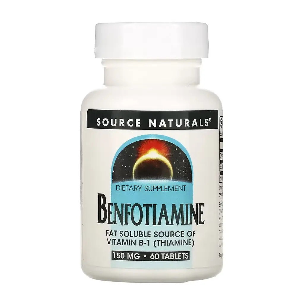 Бенфотіамін Benfotiamine 150 мг - 60 таблеток