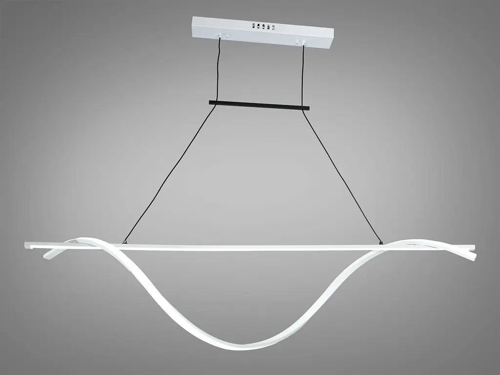 Стильна підвісна LED-люстра Diasha 2262-120WH - фото 3