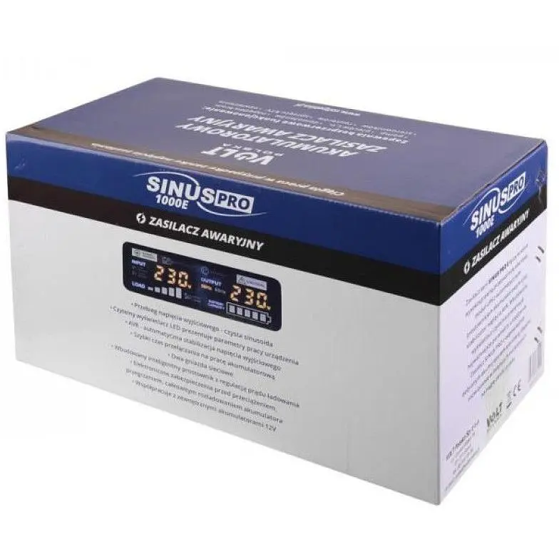 ИБП/инвертор Volt Polska SINUS PRO 1000E 12V 220V гибридный (3SP091012E) - фото 5