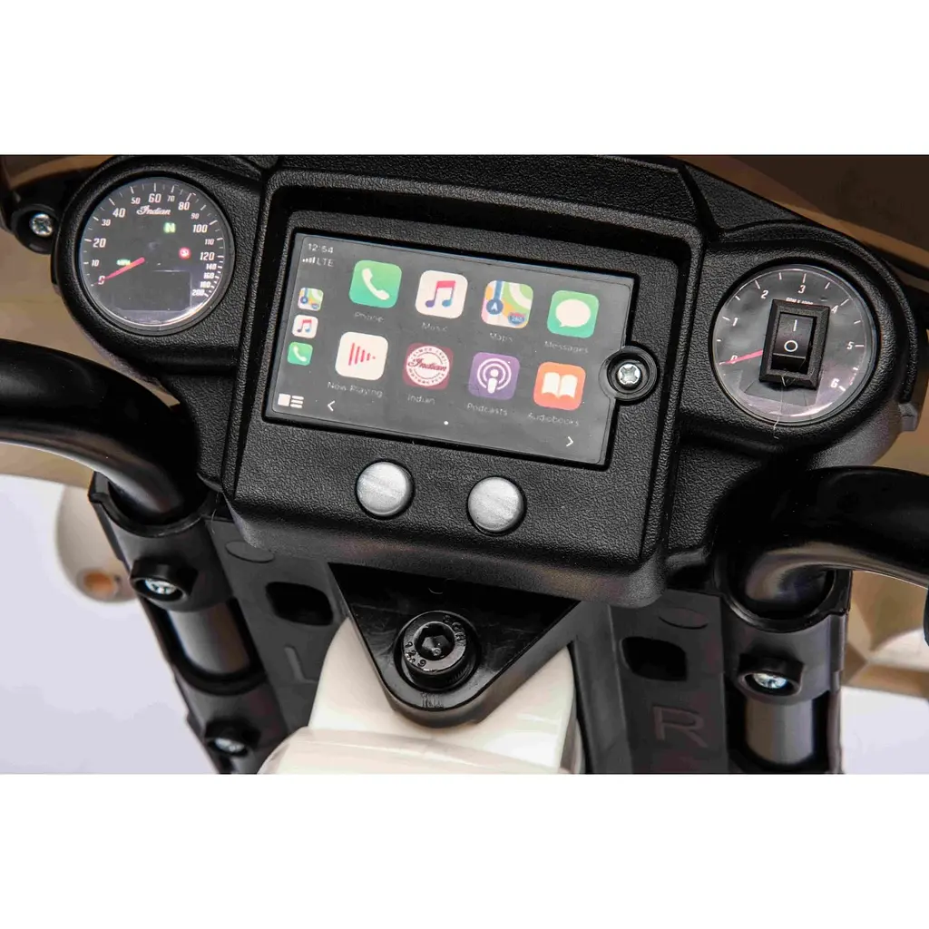 Дитячий електромотоцикл Ramiz Chopper Indian 6, рожевий (PA.BDM0963.ROZ) - фото 8