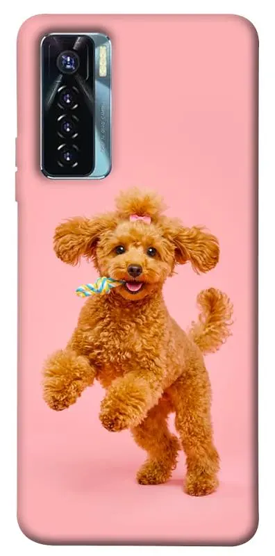TPU чохол Demsky Happy poodle для TECNO Camon 17 Pro