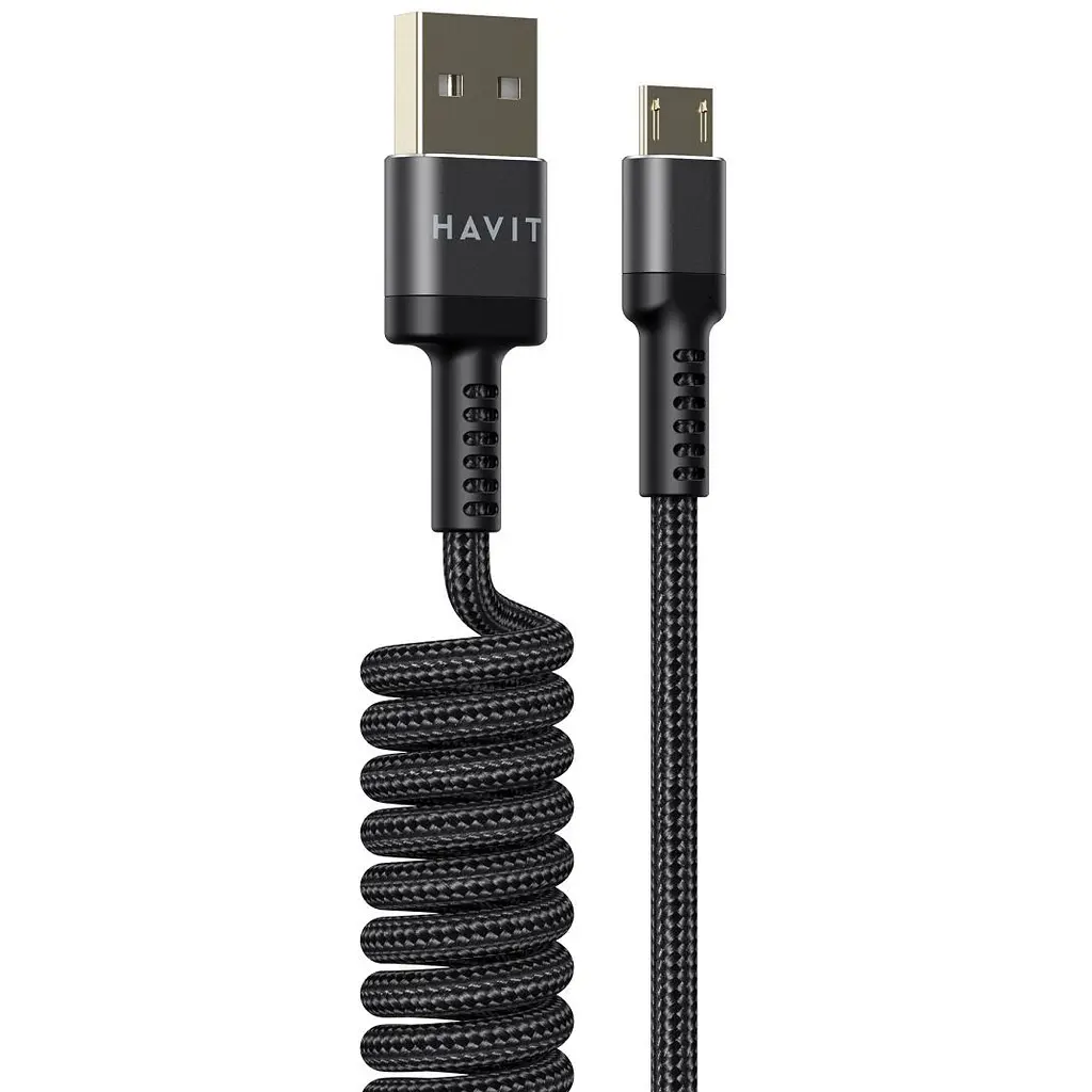 Кабель спиральный Havit HV-CB6250 2.4A Micro USB 1.5 м (HV-CB6250) - фото 4