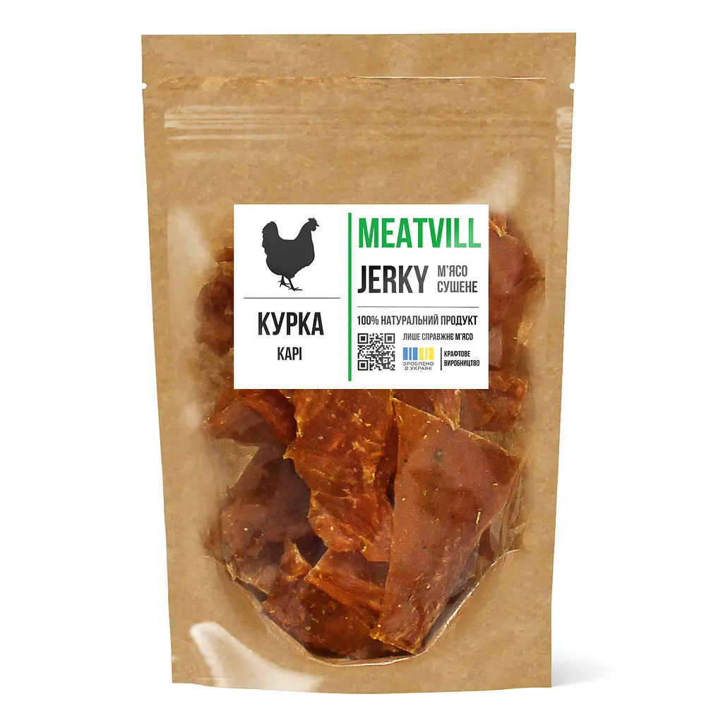Джерки Meatvill курка карi крафт 100г