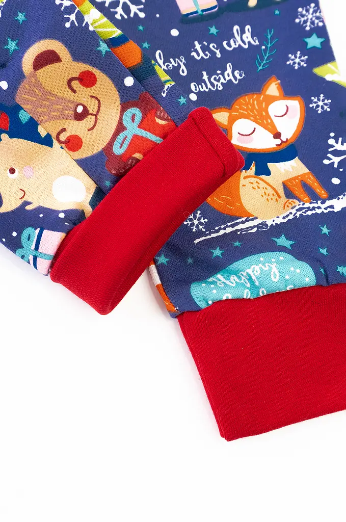 Чоловічок на блискавці з різдвяним принтом Christmas Fox - фото 4