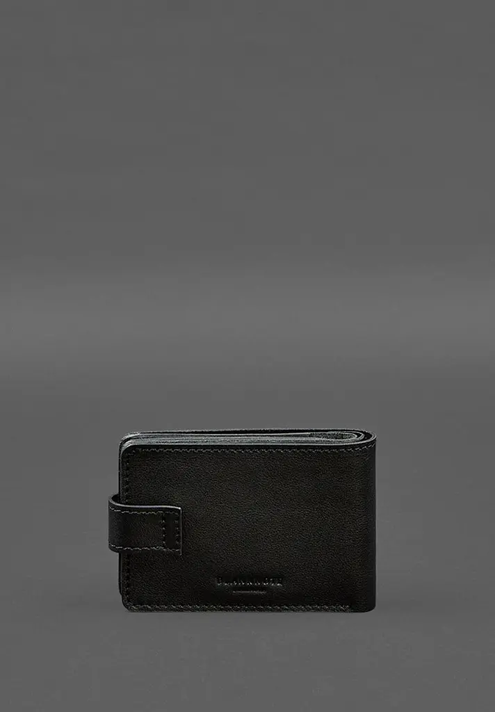 Шкіряна обкладинка- портмоне для посвідчення учасника бойових дій (УБД) Чорна - фото 6