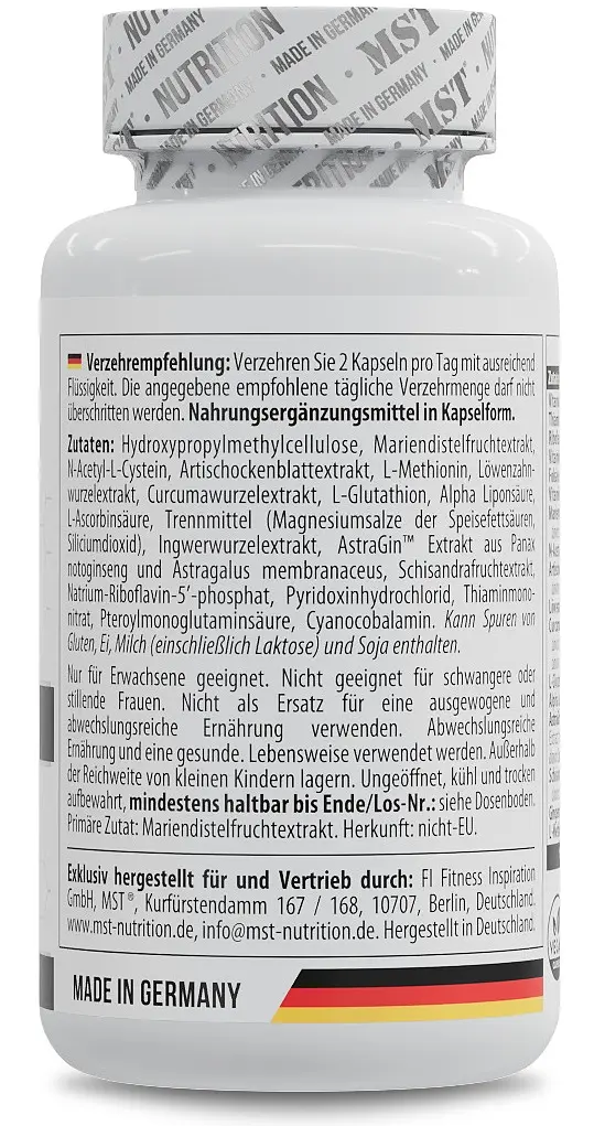 MST® Комплекс для Підтримки Здоров’я Печінки AstraGin® - 60 капсул - фото 3