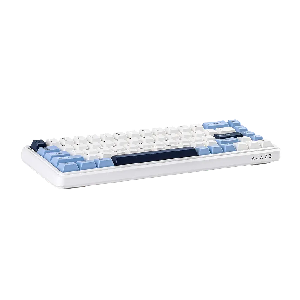 Ігрова дротова магнітна клавіатура AJAZZ AK680 MAX / RGB / Magnetic Switch / 8К / White Blue - фото 4