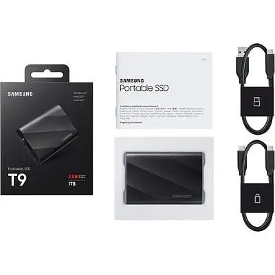 SSD накопичувач Samsung T9 1TB Black (MU-PG1T0B) - фото 4