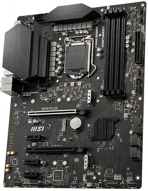 Материнська плата MSI Z590 PLUS (Z590 PLUS) (Socket 1200, Intel Z590, ATX) Б/в,U1 - фото 3