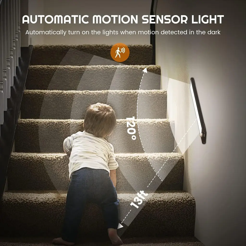 Світильник з датчиком руху Yeelight Motion Sensor Closet Light A60 600mm Black (YLBGD-0046) [159227] - фото 8