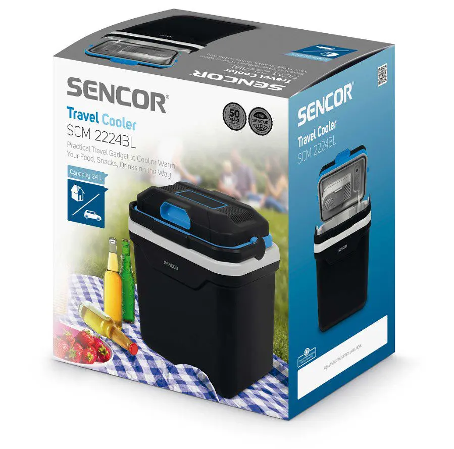 Автомобильный холодильник портативный дорожный Sencor SCM2224EUE4 12/230V 24 л - фото 4
