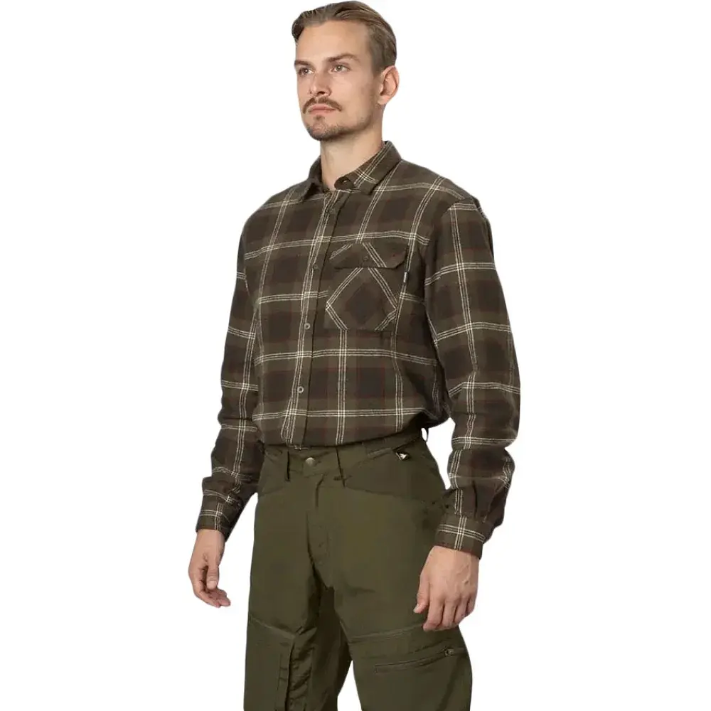 Сорочка Seeland Glen Flannel Shirt L Pine green check - фото 3